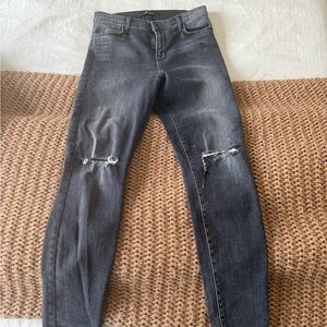 J Brand Gray Distressed Women's Jeans